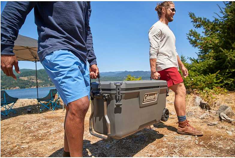 Coleman Convoy 100QT ratinė aušintuvo dėžė