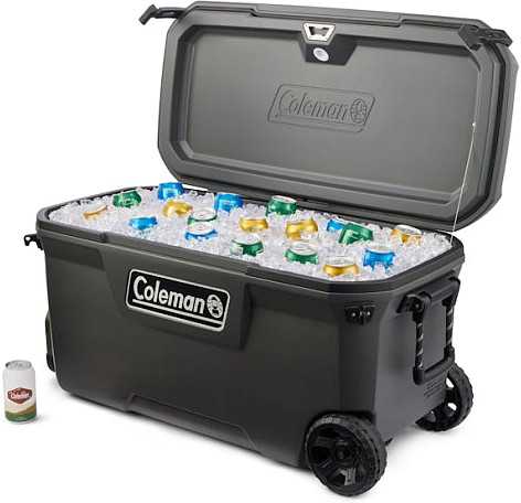 Coleman Convoy 100QT ratinė aušintuvo dėžė