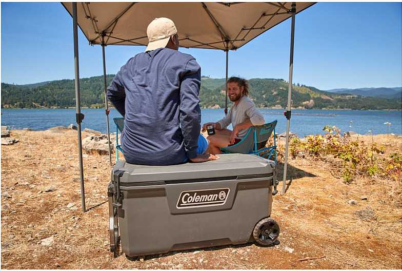 Coleman Convoy 100QT ratinė aušintuvo dėžė