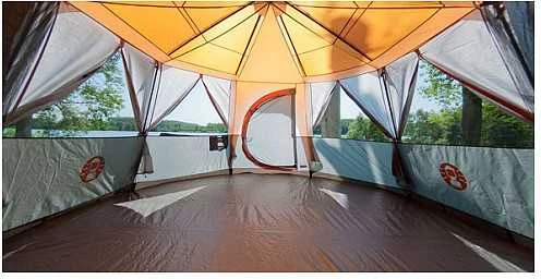 Palapinė COLEMAN Cortes Octagon 8 (oranžinė)