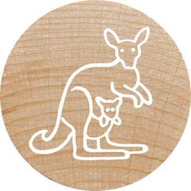 Colop COLOP WOODIES Stempel-Set ''exotic Animation'' retail