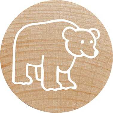 Colop COLOP WOODIES Stempel-Set ''exotic Animation'' retail