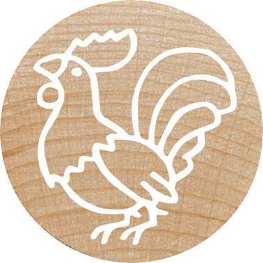 Colop WOODIES Antspaudų rinkinys „Farm Animation" mažmeninei prekybai