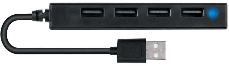 „Conceptronic“ USB šakotuvas, 4 prievadų, 2.0, 4x2.0, be maitinimo šaltinio