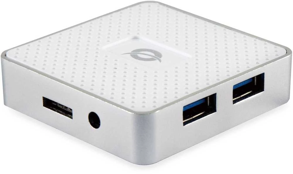 HUB USB Conceptronic 4x USB-A 3.0 (HUBBIES03W)