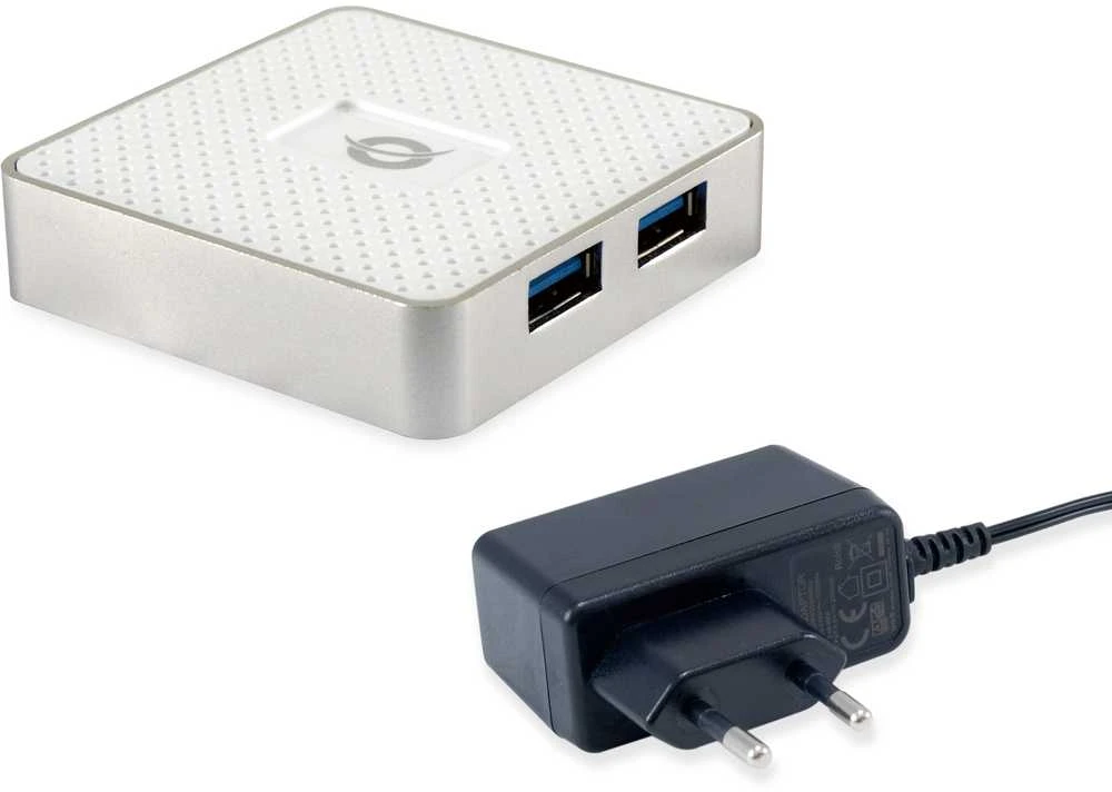 Conceptronic USB šakotuvas su maitinimo laidu