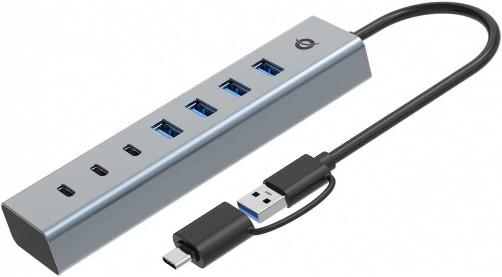 Conceptronic USB šakotuvas su adapteriu