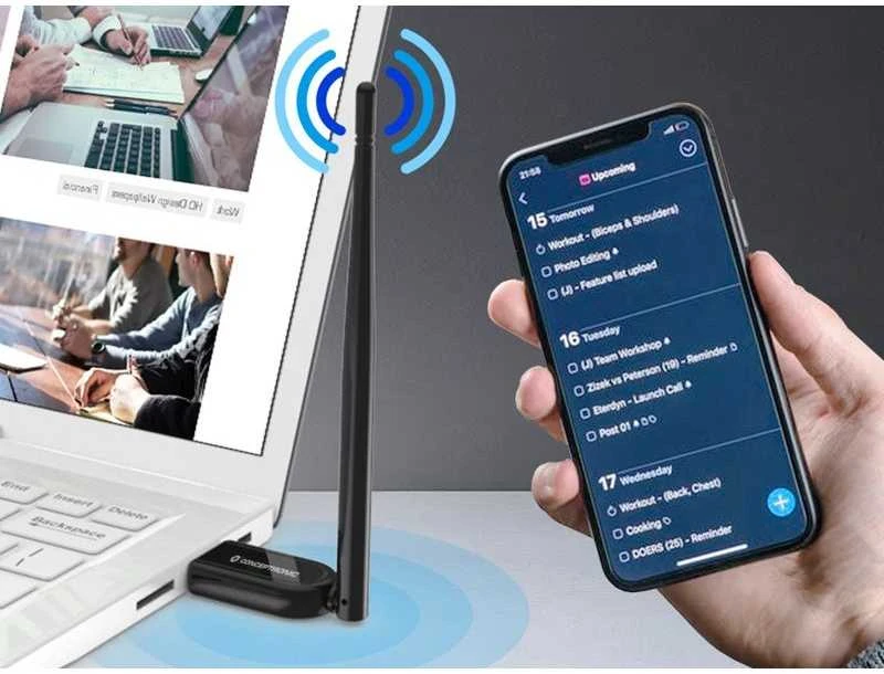„Conceptronic“ „Bluetooth“ adapteris 5.1 NanoUSB 10-20m juodas
