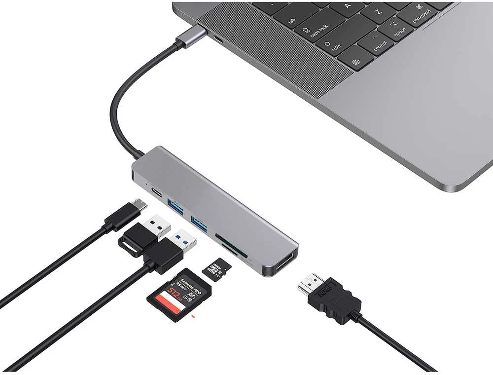 „Conceptronic DONN02G 6-in-1“ prijungimo stotis