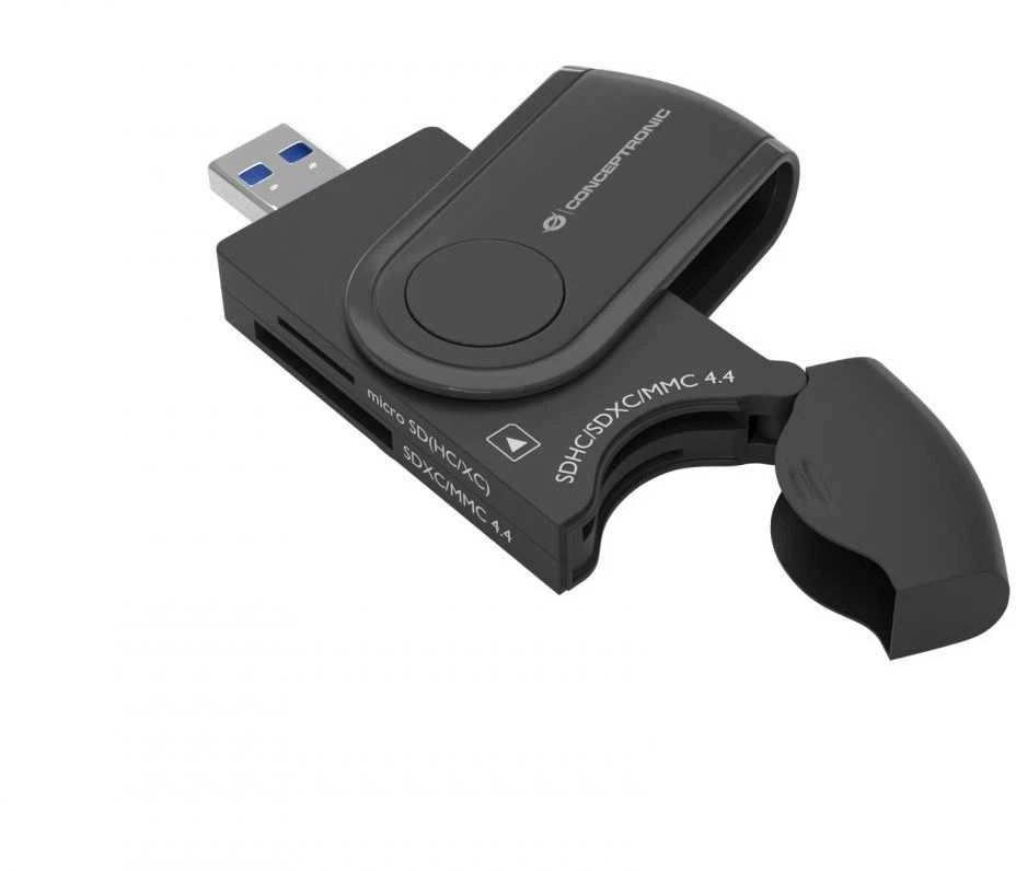 Conceptronic USB 3.0 skaitytuvas su atidarytu dangteliu