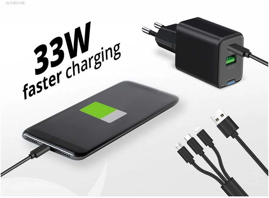 Įkroviklis Conceptronic ALTHEA16B GaN USB PD 1 USB-A 1 USB-C