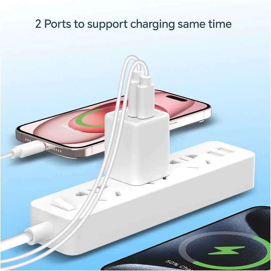 Įkroviklis Conceptronic kroviklis ALTHEA15W GaN USB PD 1x USB-A 1x USB-C 20W Baltas