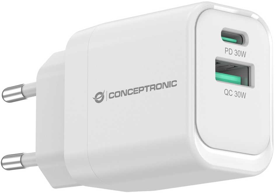 Conceptronic ALTHEA19W33 2 prievadų 33 W GaN USB PD įkroviklis