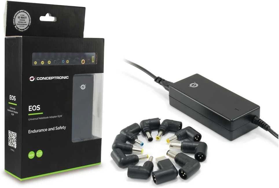 „Conceptronic“ nešiojamojo kompiuterio kintamosios srovės adapteris 65 W, 4 A, 20 V (CNB65)