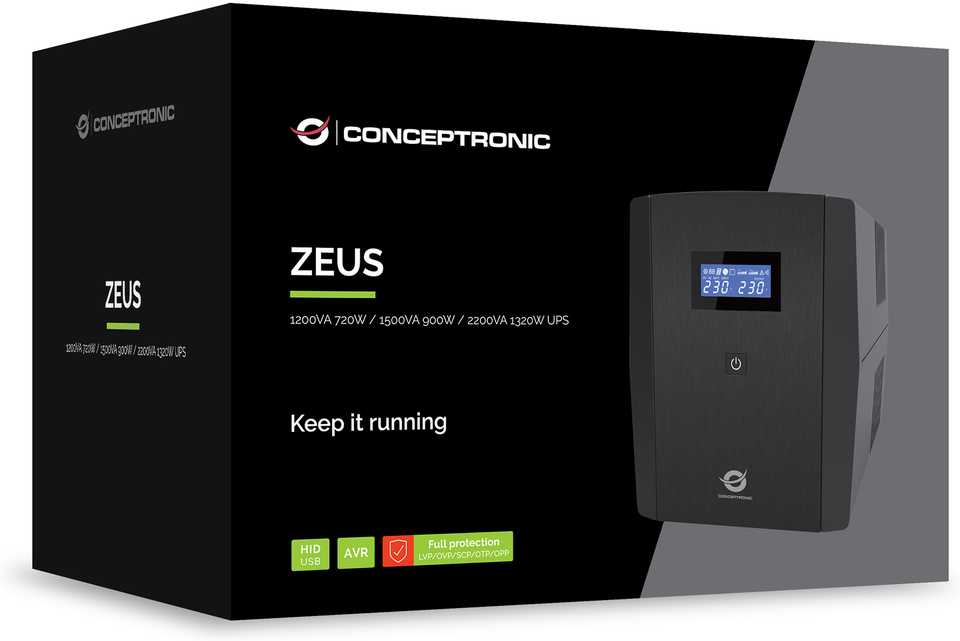 UPS Conceptronic ZEUS03G 1200VA