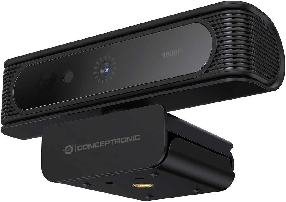 Carruzzo Conceptronic AMDIS09B internetinė kamera 2 MP 1920 x 1080 pikseliai USB 2.0 Juoda