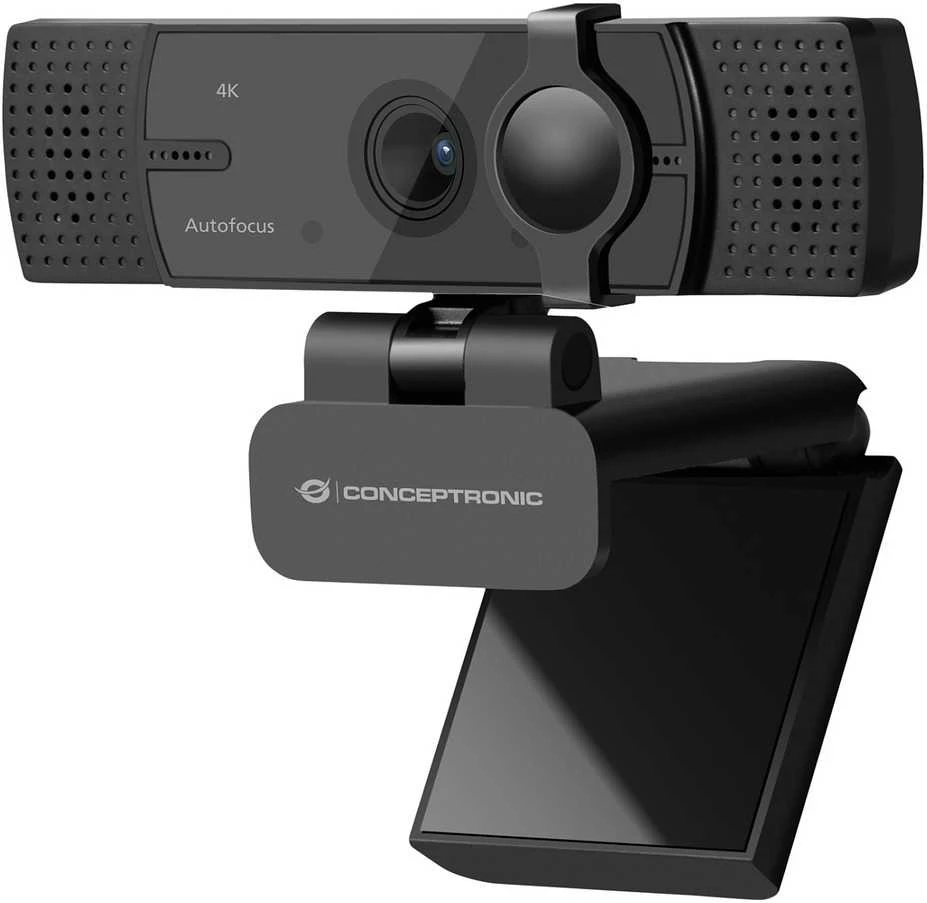 CONCEPTRONIC internetinė kamera USB-A2.0/-C 80 4K/30Hz UltraHD+Micro sw