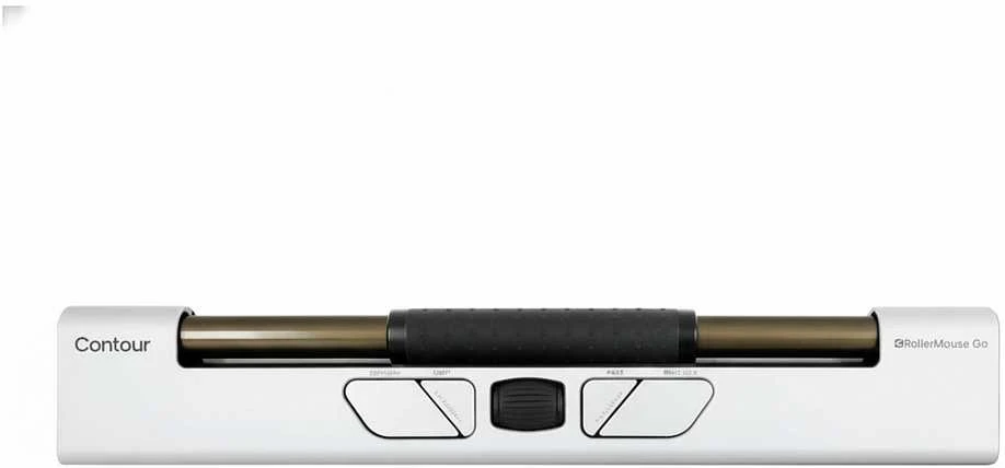 Carruzzo Contour Design RollerMouse Go kompiuterinė pelė Biuras RF belaidė + Bluetooth + USB Type-A Optinis 4000 DPI