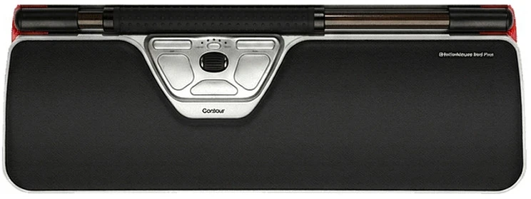 Pelė Contour RollerMouse Raudonas wireless sidabrinis