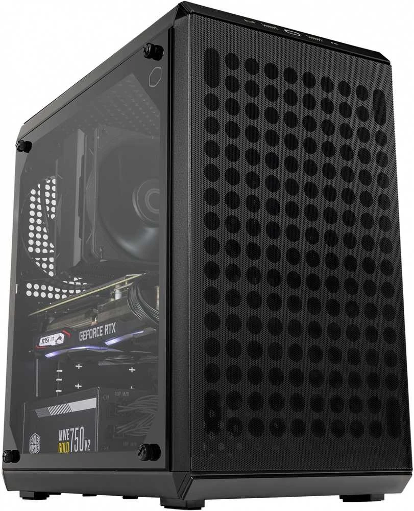 Cooler Master | Mini Tower kompiuterio dėklas | Q300L V2 | Juodas | Micro ATX, Mini ITX | Komplekte maitinimo blokas Nr