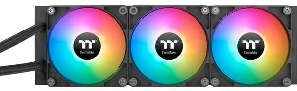Thermaltake skysčio aušinimo radiatorius su RGB ventiliatoriais