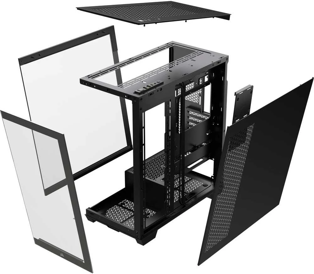 Kompiuterio korpusas Corsair 3500X Mid-Tower, Juodas (CC-9011276-WW)