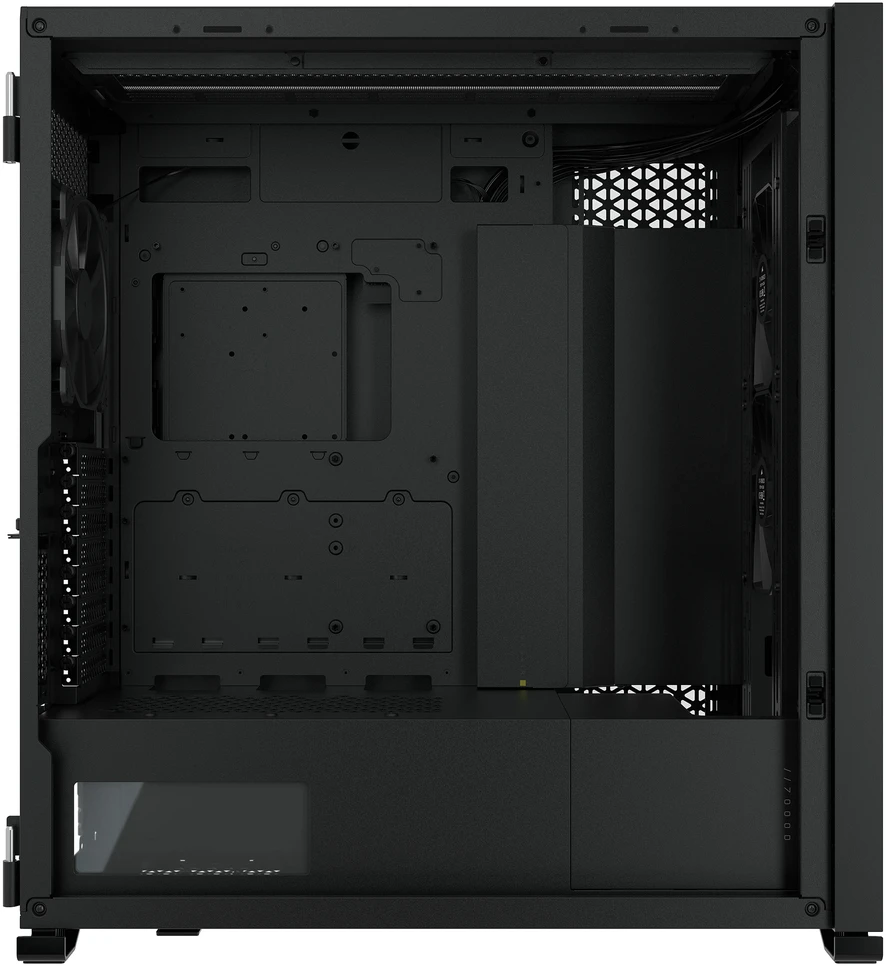 „Corsair“ | Grūdinto stiklo kompiuterio korpusas | 7000D AIRFLOW | Šoninis langas | Juodas | Pilno dydžio bokštas | ATX
