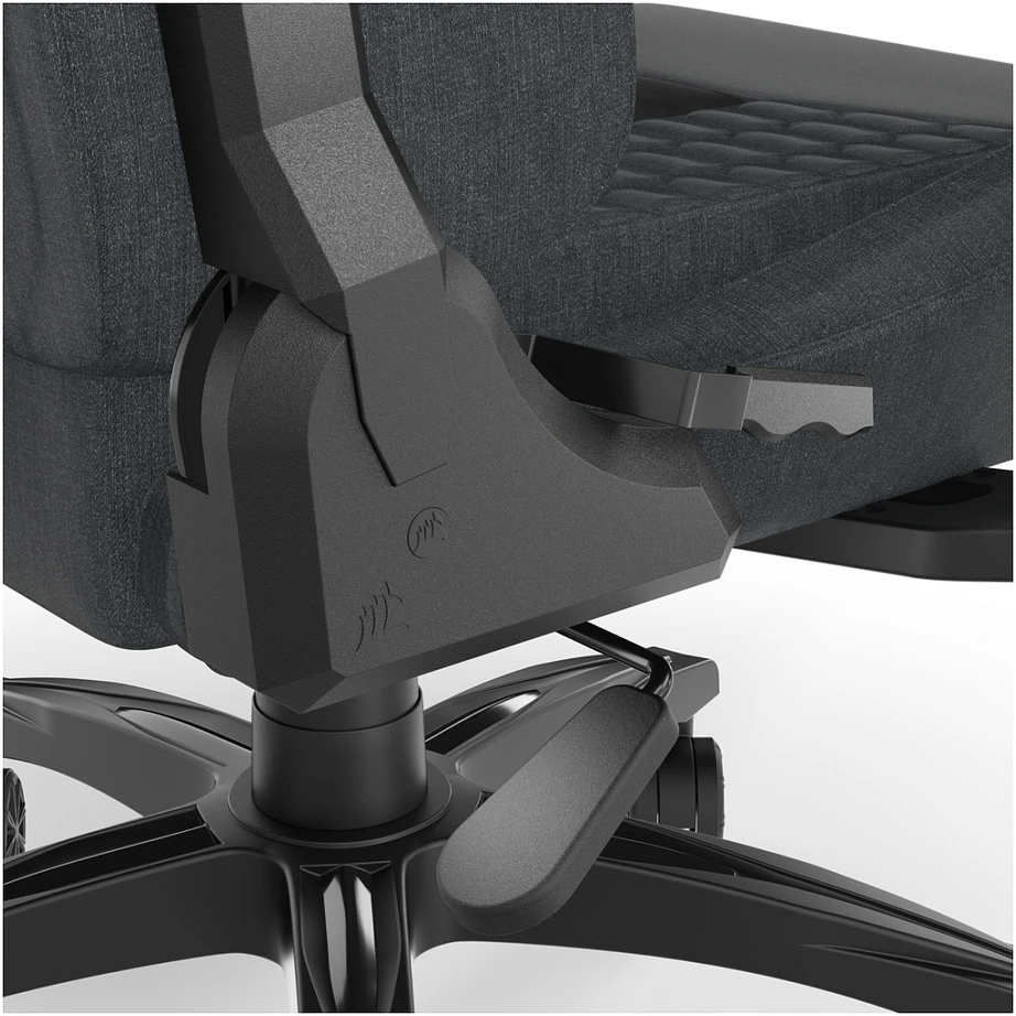 CORSAIR TC100 RELAXED Žaidimų kėdžių audinys Pilkas ir Juodas