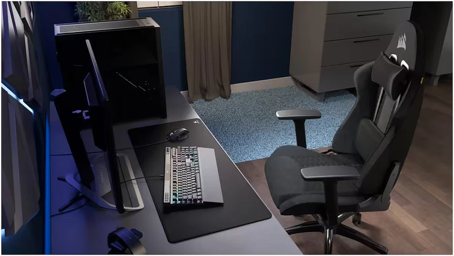 CORSAIR TC100 RELAXED žaidimų kėdžių audinys Juodas