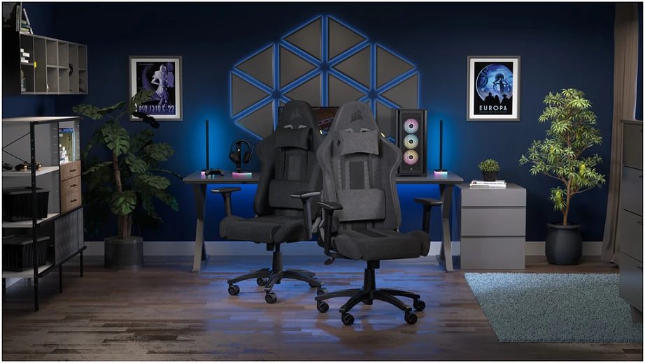 CORSAIR TC100 RELAXED žaidimų kėdė Leatherette Juodas