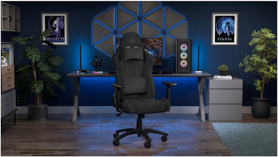 CORSAIR TC100 RELAXED žaidimų kėdė Leatherette Juodas