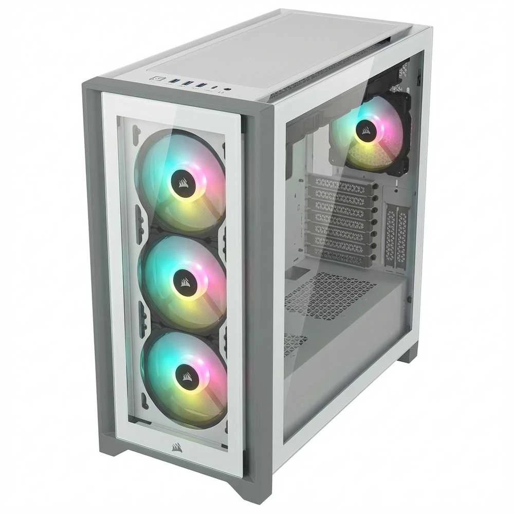Corsair iCUE 7000X RGB grūdintas stiklas Baltas CC-9011227-WW