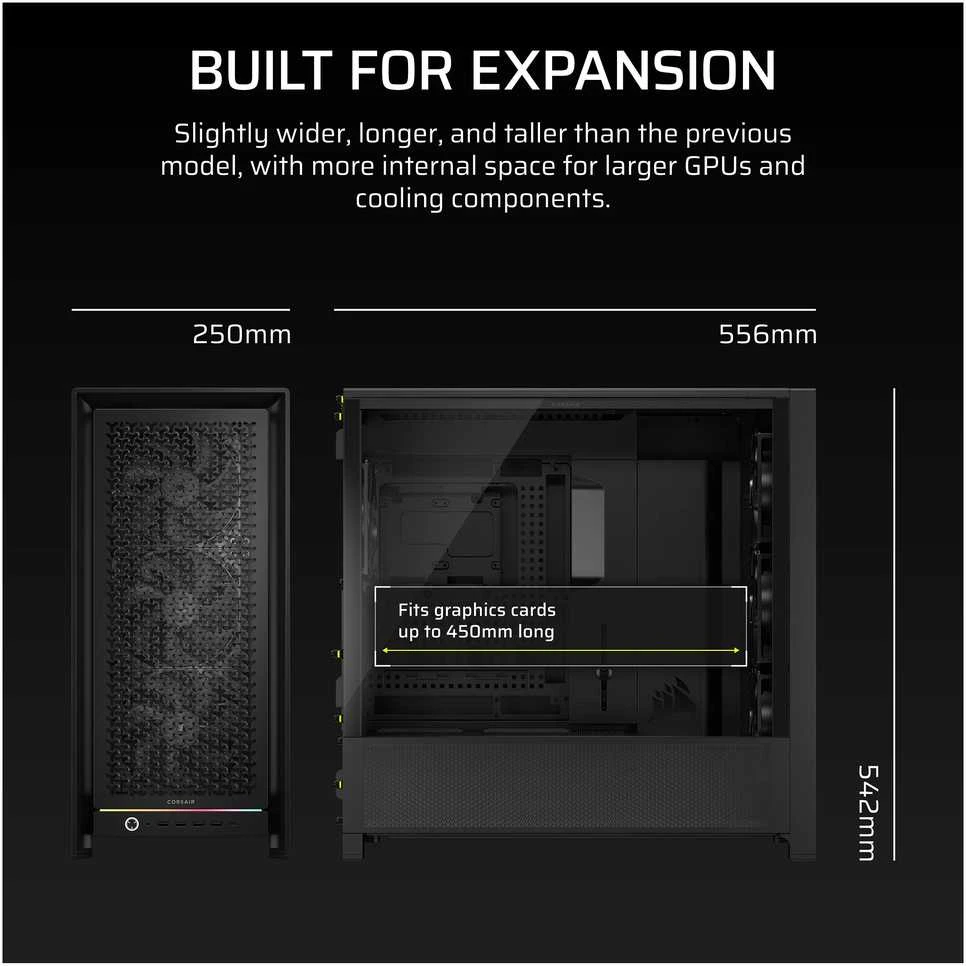 Corsair FRAME 5000D RS - Juodas CC-9011307-WW