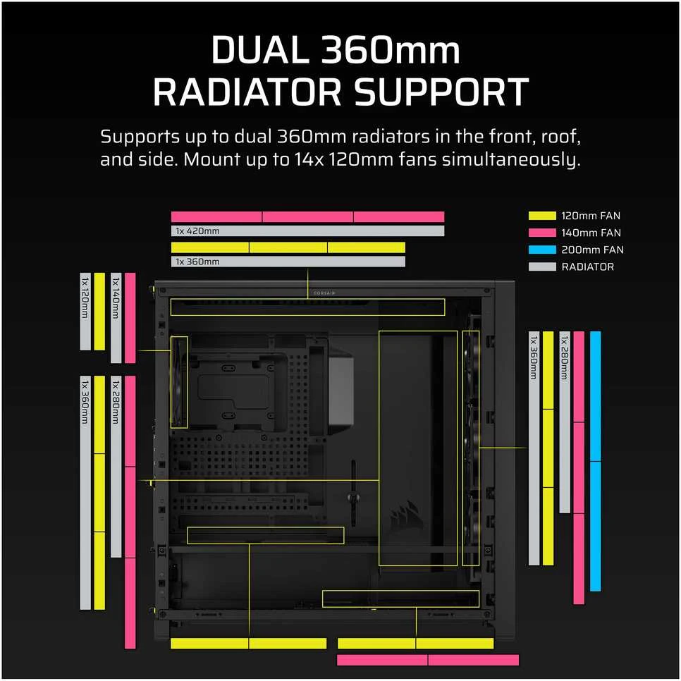 Corsair FRAME 5000D RS - Juodas CC-9011307-WW