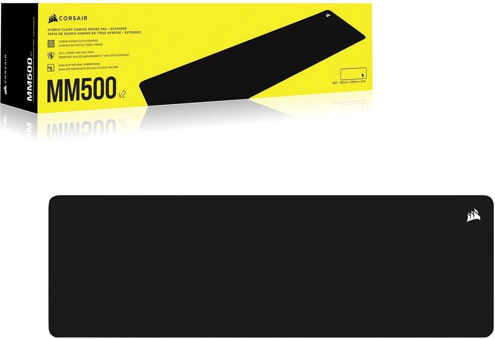CORSAIR MM500 v2 Hybrid Cloth Pelės kilimėlis žaidimams - Extended