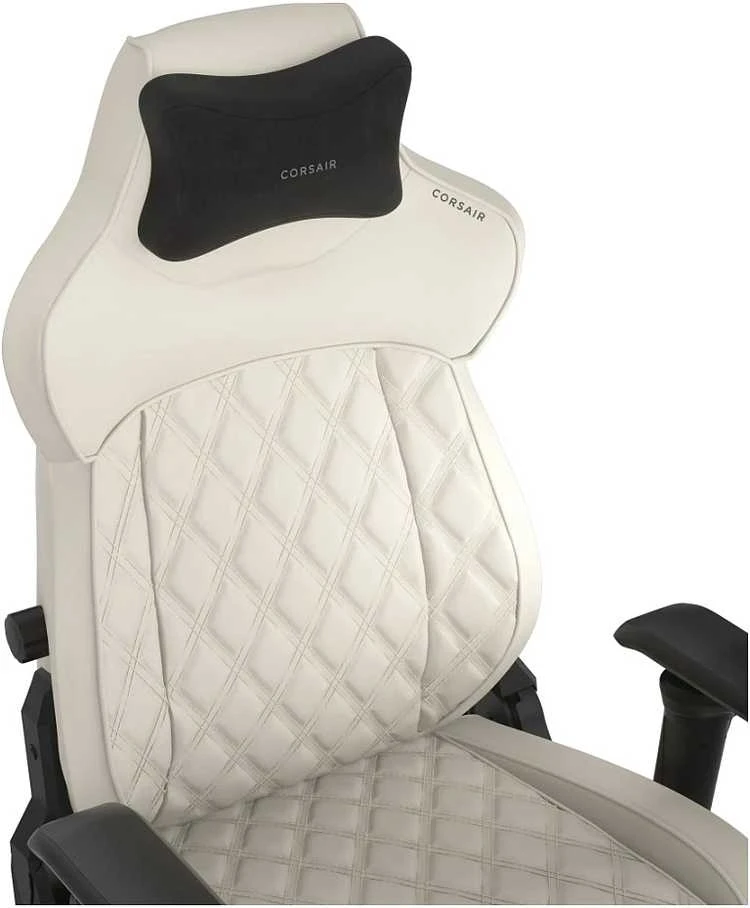 Corsair Microsystems „Corsair TC500 LUXE“, kompiuterinių žaidimų kėdė, 120 kg, apmušta sėdynė, apmuštas atlošas, 180 cm, juoda