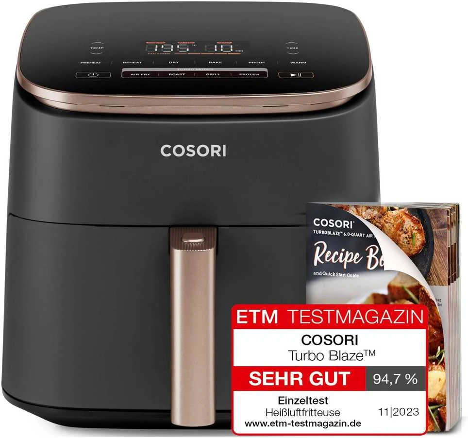 Cosori TurboBlaze Chef Edition Gruzdintuvė, 6 l