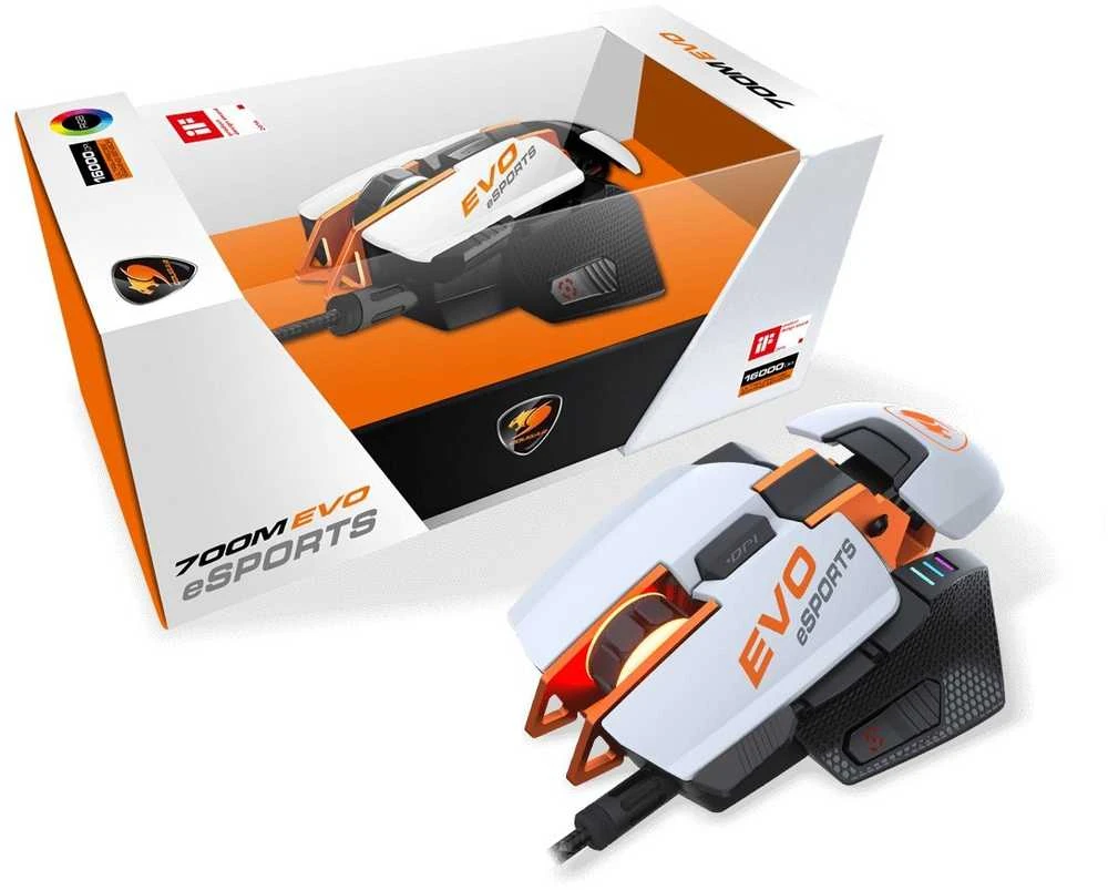 Optinė Žaidimų pelė Cougar 700M Evo eSPORTS,  Juoda