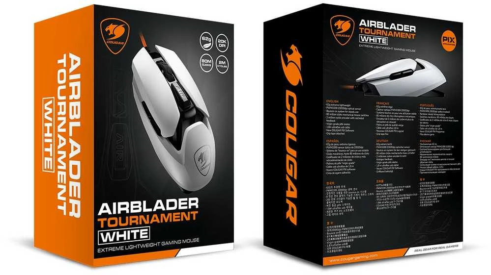 Cougar Puma | Airblader turnyras Baltas | Pelė