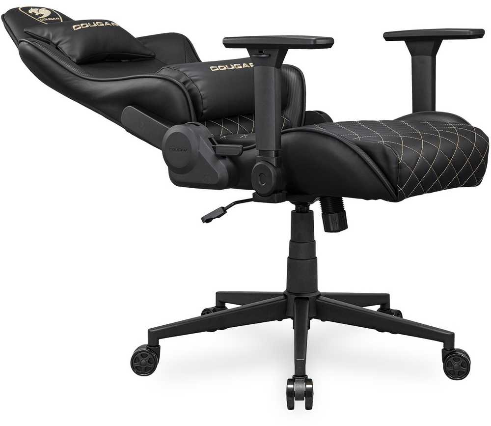 COUGAR žaidimų kėdė Armor One V2 auksinė, juoda