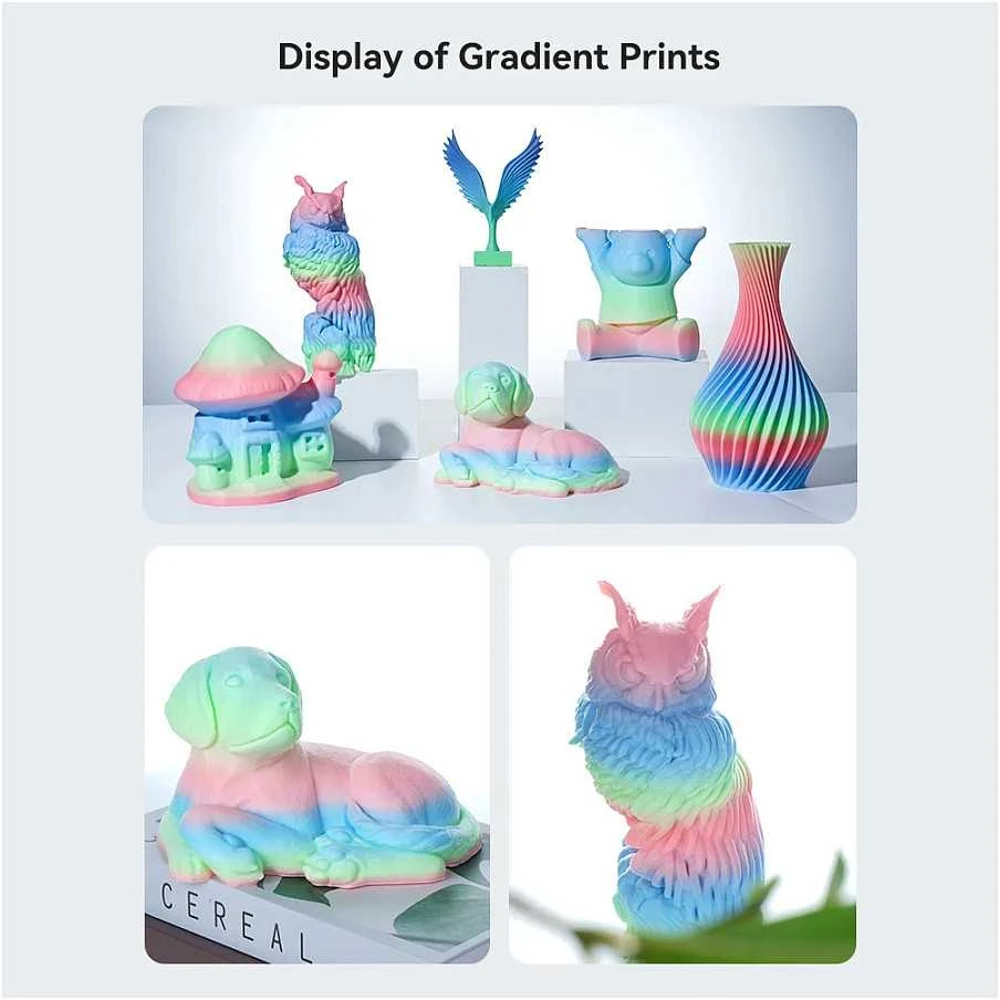 „Creality Hyper Rainbow“ valas 1,75 mm 1kg – „Wild Blossom“ – trumpas