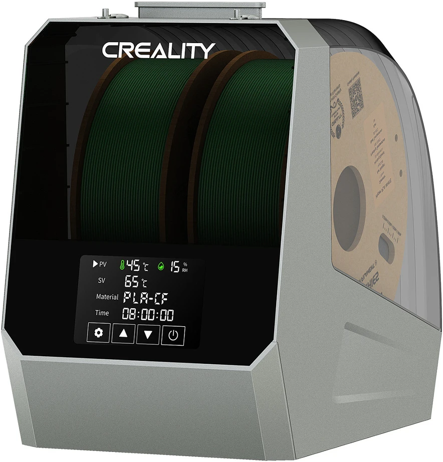 3D plastiko džiovintuvas 2 ritėms 45℃-70℃ Space Pi CREALITY