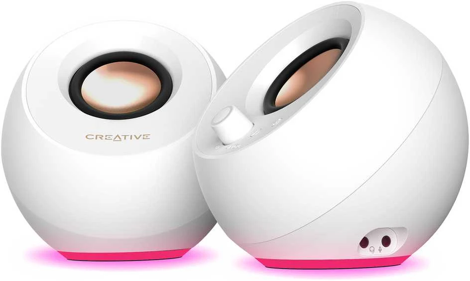 Kompiuterio kolonėlės Creative Pebble Pro Balta