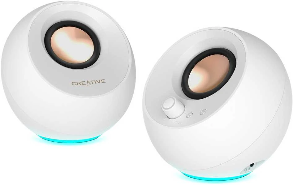 Kompiuterio kolonėlės Creative Pebble Pro Balta