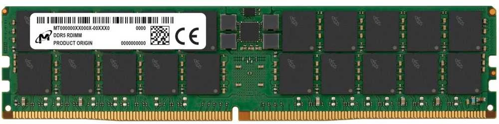 RAM Micron 64GB [1x64GB 5600Mhz 2RX8 CAS46 ECC registruotas RDIMM