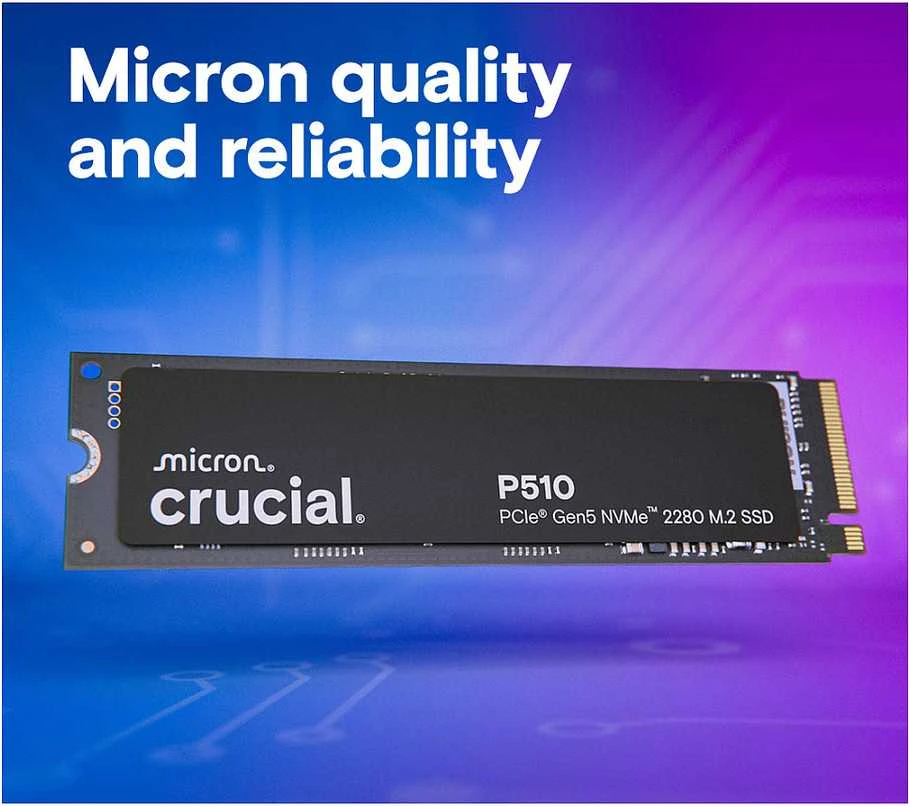 Crucial P510 M.2 PCI-e 5.0 NVMe 1TB