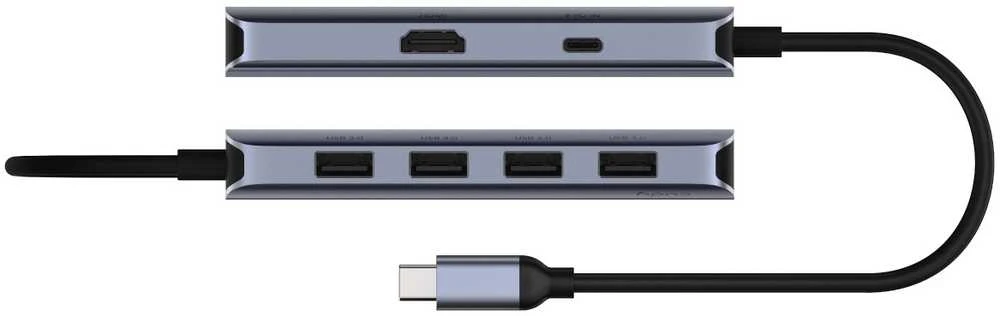 Cudy UH500 USB-C šakotuvas su HDMI ir 4 USB jungtimis