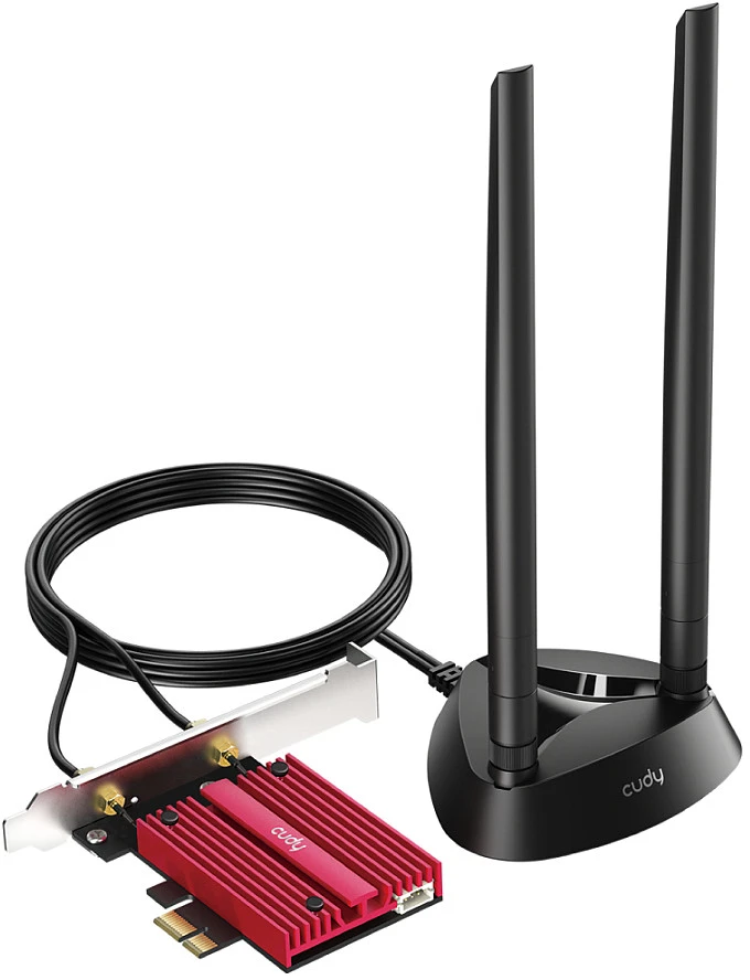Cudy WE9300S tinklo plokštė Vidinis WLAN / „Bluetooth“ 5765 Mbit/s