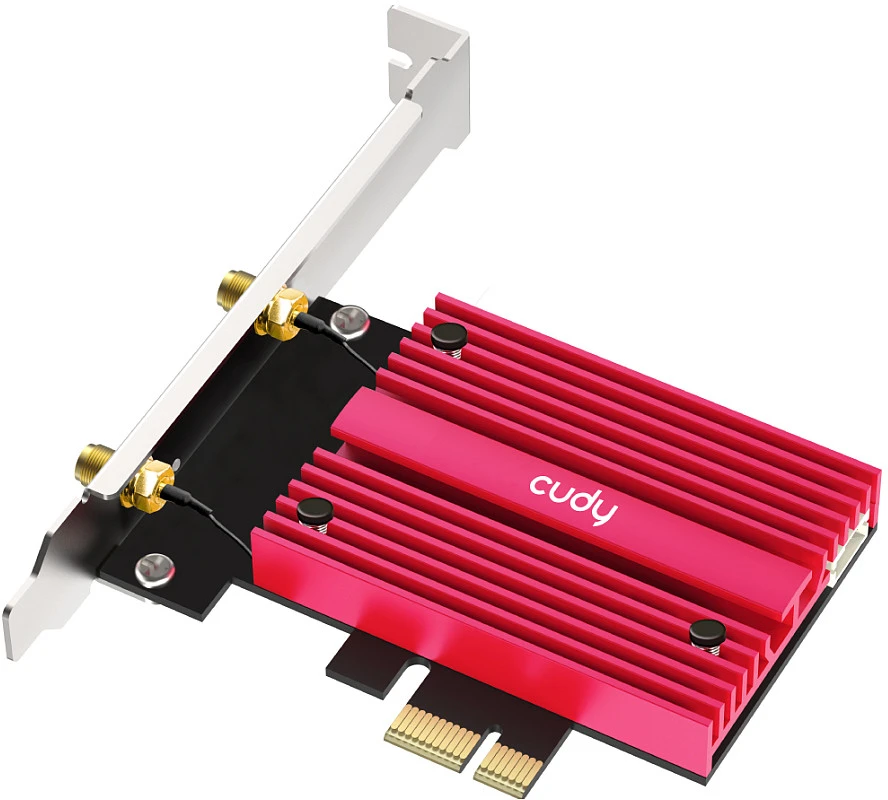 Cudy WE9300S tinklo plokštė Vidinis WLAN / „Bluetooth“ 5765 Mbit/s