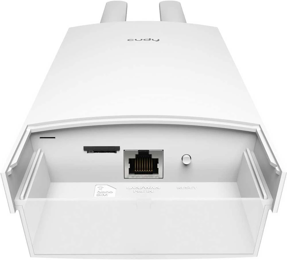 Belaidis Maršrutizatorius - Cudy LT400 4G Vieno Juostos 300 Mbit/s Montuojamas Ant Sienos Baltas